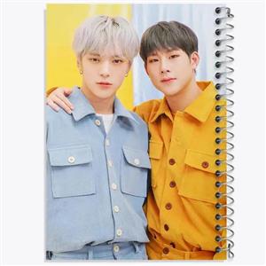 دفتر مشق 100 برگ خندالو طرح گروه مانستا اکس MONSTA X کد 12258