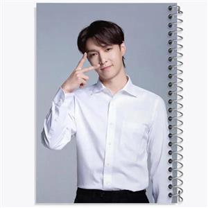 دفتر مشق 100 برگ خندالو طرح لی گروه اکسو EXO کد 13454