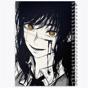دفتر مشق 100 برگ خندالو طرح انیمه مرد اره ای Chainsaw Man کد 17981