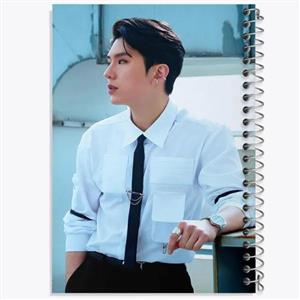 دفتر مشق 100 برگ خندالو طرح کیهیون گروه مانستا اکس MONSTA X کد 12264