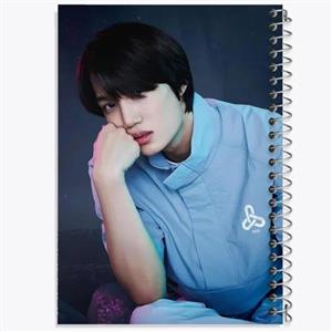 دفتر مشق 100 برگ خندالو طرح کای گروه اکسو EXO کد 13402