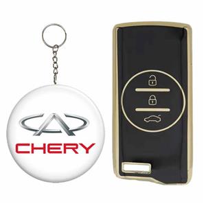 کاور ریموت و سوئیچ قطعه سازان کبیر مدل COV-TIGO7PRO-3010190 مناسب برای MVM تیگو 7 پرو  به همراه جاسوئیچی
