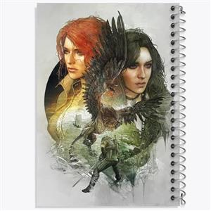 دفتر مشق 100 برگ خندالو طرح ویچر The witcher کد 30938