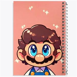 دفتر مشق 100 برگ خندالو طرح سوپر ماریو کد 30438