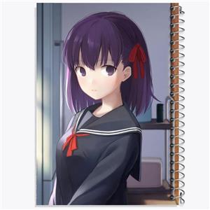دفتر مشق 100 برگ خندالو طرح ساکورا انیمه فیت استی نایت Fate Stay Night کد 22764
