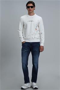 شلوار مردانه جین اسمارت اسلیم فیت آبی لوفیان Lufian