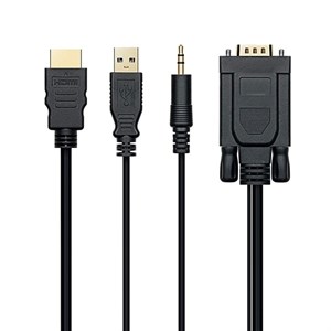 کابل VGA به HDMI ای نت مدل En-CoV2016 طول 1.8 متر