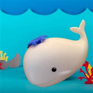 چراغ خواب سیلیکونی مدل نهنگ