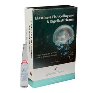 سرم پوست لوسوئن مدل Elastine & Fish Collagene حجم 2 میلی لیتر بسته 10 عددی 