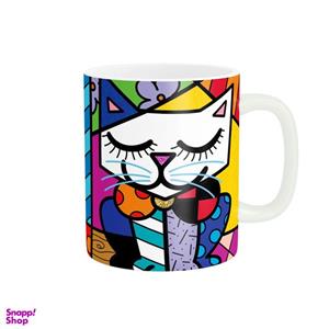 ماگ طرح گربه فانتزی و کیوت کد 559