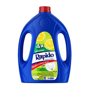 مایع ظرفشویی راپیدو مدل لیمو و هایژنیک وزن 3500 گرم