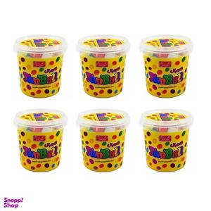 دراژه شکلاتی فان بال شیرین عسل - 100 گرم بسته 6 عددی