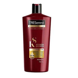 شامپو تقویت کننده و ترمیم مو ترزمی مدل KERATIN SMOOTH حجم 700 میلی لیتر 