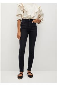 شلوار جین فاق‌بلند اسکینی زنانه (ساخت اسپانیا) مانگو MANGO