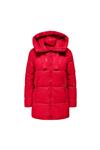 کت زنانه قرمز روشن ONLNEWSCARLETT HOOD PUFFER CC OTW اونلی Only 