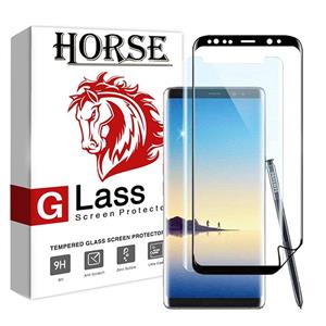محافظ صفحه نمایش گلس یووی لایت و نانو 3D هورس مدل LVB مناسب برای گوشی موبایل سامسونگ Galaxy Note 8 مجموعه دو عددی 