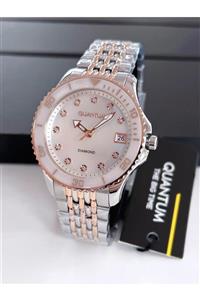 IML1059.520 بند استیل ضد آب  5 Atm ساعت مچی زنانهدستبند هدیه کوانتوم Quantum