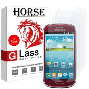 محافظ صفحه نمایش گلس هورس مدل UCC مناسب برای گوشی موبایل سامسونگ Galaxy S3 Mini بسته سه عددی Horse UCC Ultra Clear Crystal Glass Screen Protector For Samsung Galaxy S3 Mini Pack Of 3