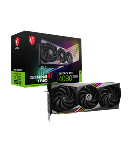 کارت گرافیک ام اس آی GeForce RTX 4080 SUPER 16G GAMING X TRIO MSI Super 16GB Gaming Trio Graphics Card 