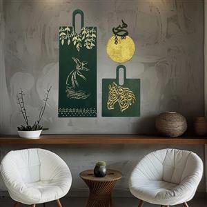 دیوارکوب مدل رقص سما و هیچ مجموعه 3 عددی