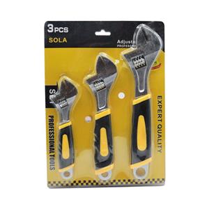 آچار فرانسه سولا مدل YP-3PCS مجموعه 3 عددی