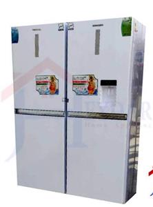یخچال فریزر دو قلو طرح ۴ درب هیلار مدل RF_TWIN17 نوفراست