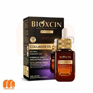 سرم ضد چروک و سفت کننده صورت کولاژن 5% بیوکسین Bioxcin سری Skin expert حجم 30 میل