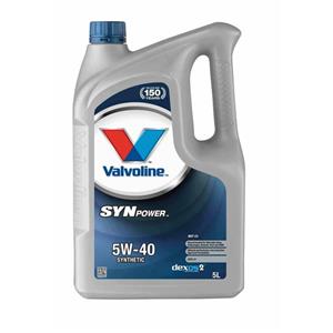 روغن موتور والوالین کد 5W-40 مدل SYN POWER حجم 5 لیتر api sn Valvoline 