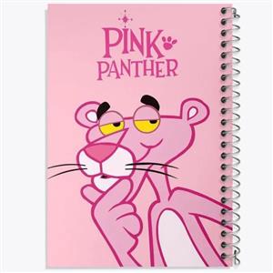 دفتر شطرنجی 50 برگ خندالو طرح پلنگ صورتی Pink Panther کد 1402