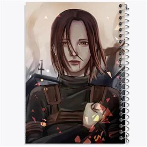 دفتر طراحی 50 برگ خندالو طرح ساشا انیمه اتک آن تایتان Attack on Titan