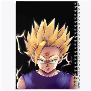 دفتر شطرنجی 50 برگ خندالو طرح انیمه دراگون بال Dragon Ball کد 12051