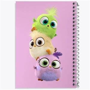 دفتر شطرنجی 50 برگ خندالو طرح پرندگان خشمگین Angry Birds کد 13876