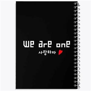 دفتر شطرنجی 50 برگ خندالو طرح گروه اکسو EXO کد 13657