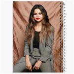 دفتر شطرنجی 50 برگ خندالو طرح سلنا گومز Selena Gomez کد 19200