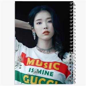 دفتر شطرنجی 50 برگ خندالو طرح آیو IU کد 19766