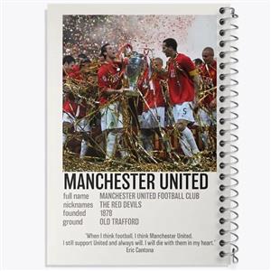 دفتر شطرنجی 50 برگ خندالو طرح باشگاه منچستریونایتد Manchester United کد 2101