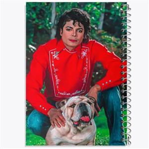 دفتر شطرنجی 50 برگ خندالو طرح مایکل جکسون Michael Jackson کد 19234
