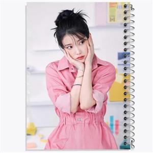 دفتر شطرنجی 50 برگ خندالو طرح آیو IU کد 19789