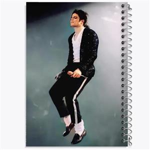 دفتر شطرنجی 50 برگ خندالو طرح مایکل جکسون Michael Jackson کد 19246