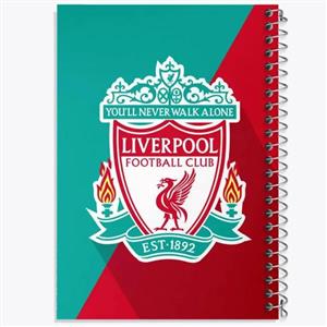دفتر شطرنجی 50 برگ خندالو طرح باشگاه لیورپول Liverpool کد 2026