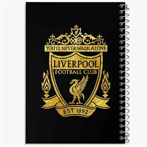 دفتر شطرنجی 50 برگ خندالو طرح باشگاه لیورپول Liverpool کد 2026