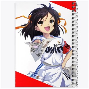 دفتر شطرنجی 50 برگ خندالو طرح هاروهی انیمه ناپدید شدن هارومی سوزومیا The Disappearance of Haruhi Suzumiya کد 23127
