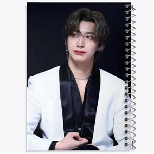 دفتر شطرنجی 50 برگ خندالو طرح هیونگ وون گروه مانستا اکس MONSTA X کد 21176