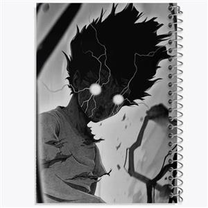دفتر شطرنجی 50 برگ خندالو طرح ریتسو انیمه موب سایکو Mob Psycho 100 کد 24488