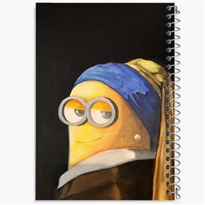 دفتر شطرنجی 50 برگ خندالو طرح مینیون Minions کد 2450