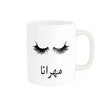 ماگ ناریکو مدل لیوان شخصی طرح اسم مهرانا کد 014127