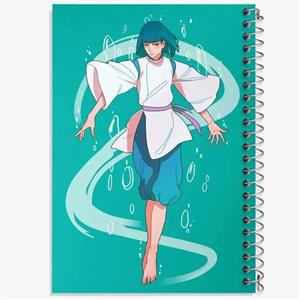 دفتر شطرنجی 50 برگ خندالو طرح هاکو انیمه شهر اشباح Spirited Away کد 30258