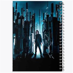 دفتر شطرنجی 50 برگ خندالو طرح جان ویک John Wick کد 2950