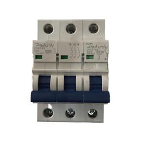 فیوز مینیاتوری سه فاز 63 آمپر پارس اروند الکتریک کد C63 بسته 4 عددی