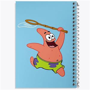 دفتر شطرنجی 50 برگ خندالو طرح پاتریک کد 24703